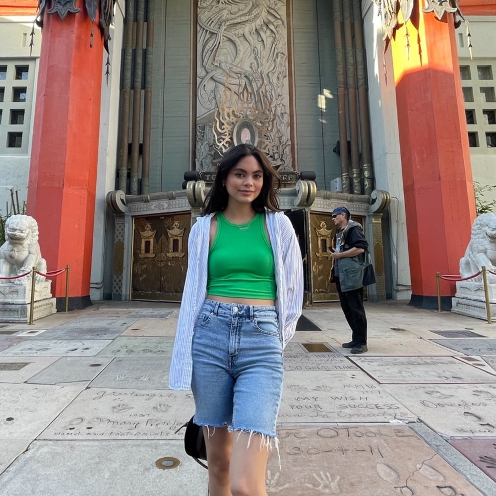 SOLD Divided Jean Bermuda Shorts